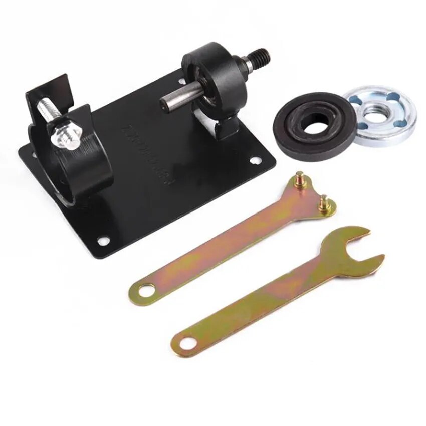 10mm / 13mm Electric Drill Cutting Seat Stand Holder Set with 2 Wrenchs and 2 Gaskets for Polishing / Grinding /Cutting