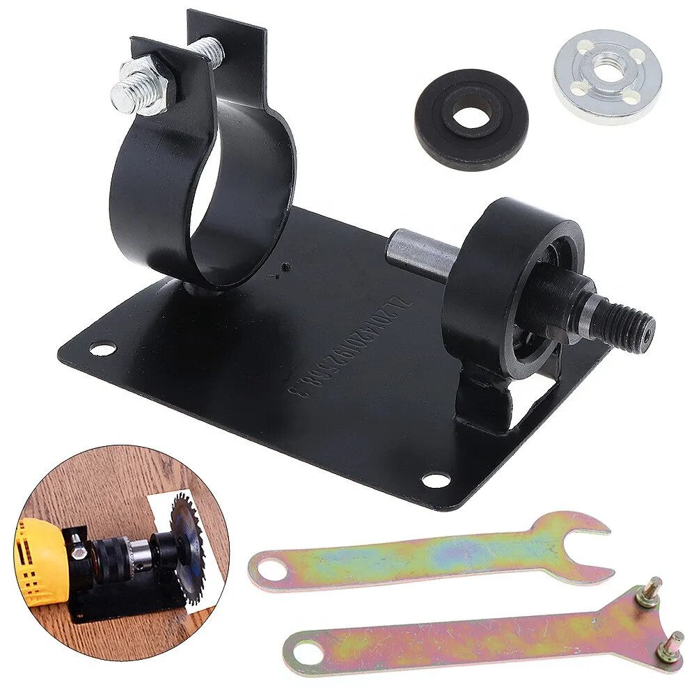 10mm Electric Drill Cutting Seat Stand Holder Set For Polishing Grinder Cutting Drilling Machine Base Cutter Converter