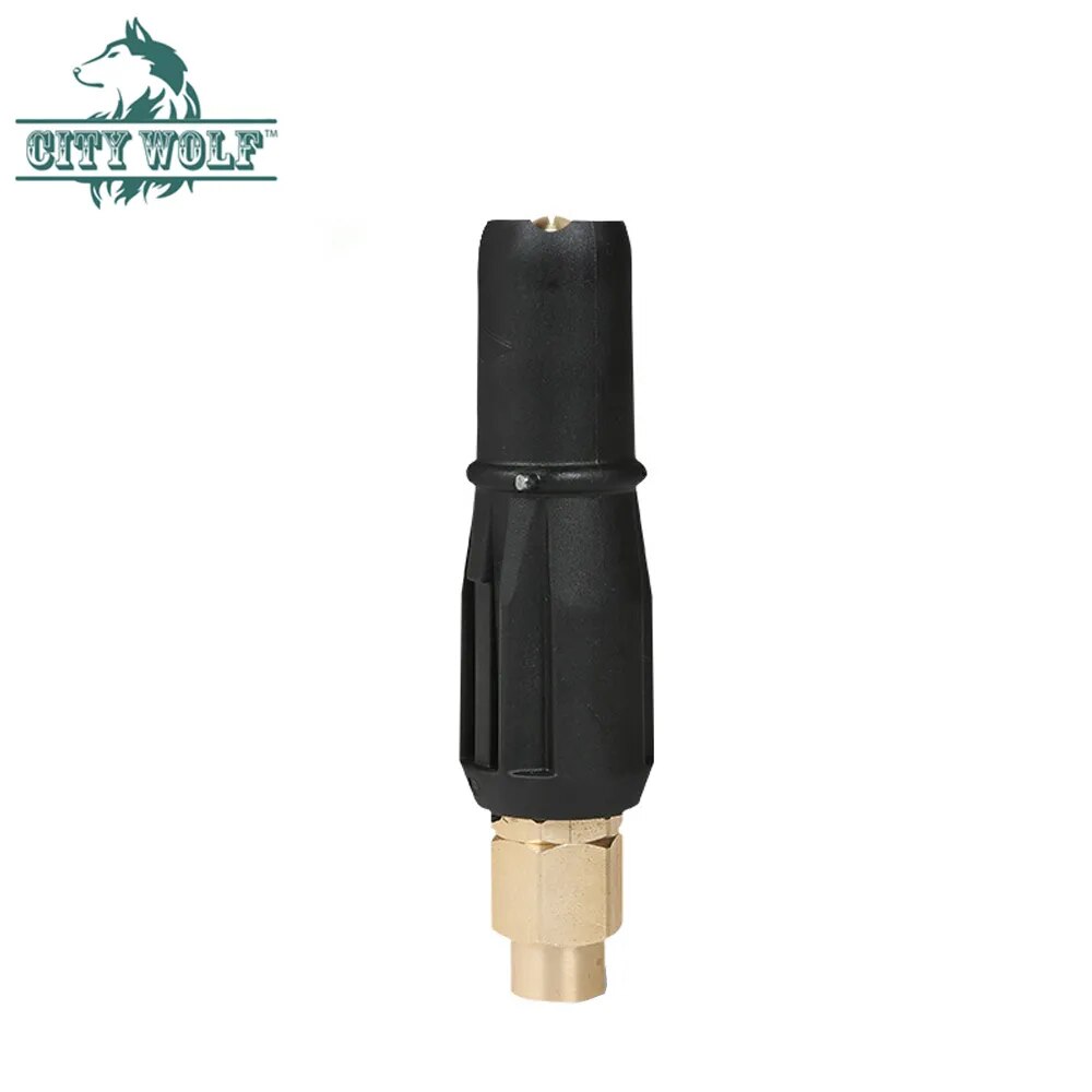 City wolf high pressure washer super high pressure total brass fan-shaped snow foam nozzle self-priming nozzle for car washer